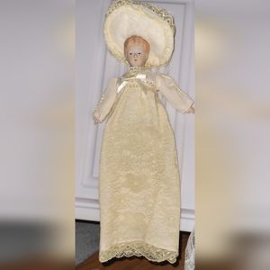 Vintage Victorian Doll Ornament